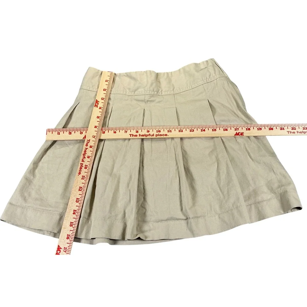 The Children's Place Skort Girls 14 Plus Khaki Pleated School Uniform‎